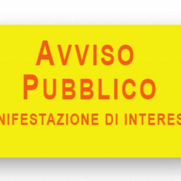 Manifestazione di interesse: ricerca di profili professionali idonei a eventuali collaborazioni