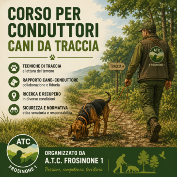 Manifestazione d’interesse per aspiranti Conduttori cani da traccia (LR 17/95 e DGR 460/2018)