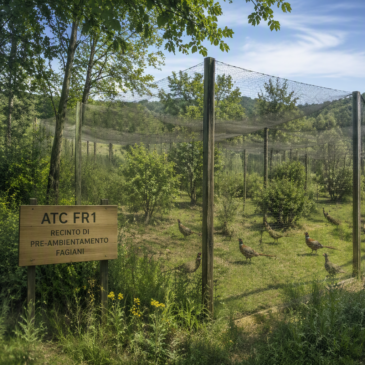 Recinti di pre-ambientamento per fagiani
